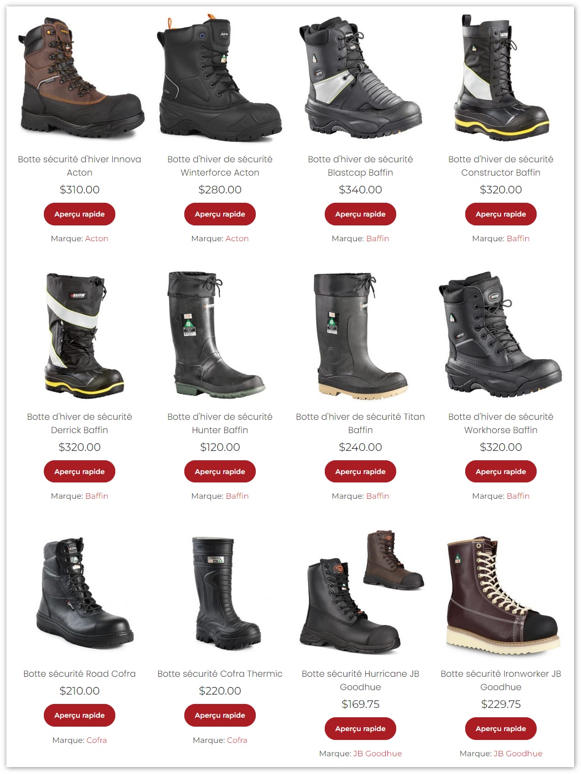 Amsal Inc : -20 % sur les bottes de sécurité jusqu'au 18 mai!