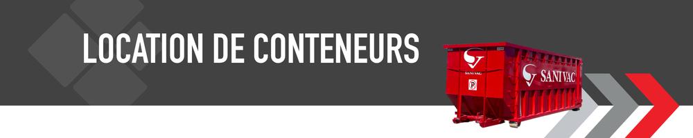 LOCATION DE CONTENEURS