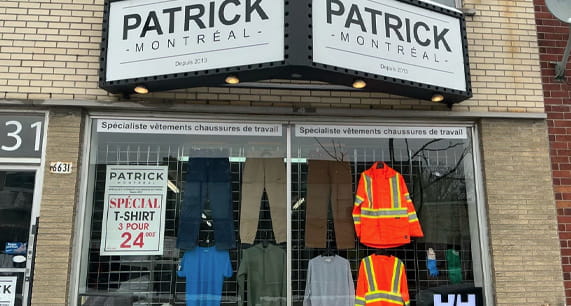 Vêtements Patrick